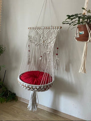 Macrame Cat Swing