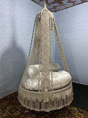 Cream Dream Macramé Swing