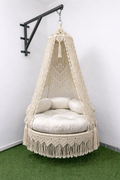 Cream Dream Macramé Swing