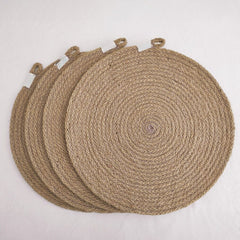 Jute Placemats – 14-Inch Round Mats