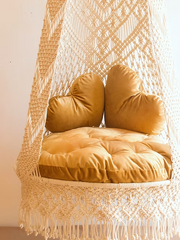 Classic Macrame Swing Chair