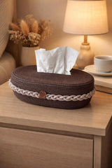 Handmade cotton tissue box cover