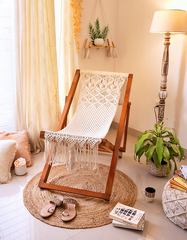 Macramé Lounge Chair