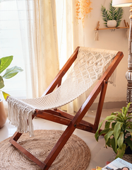 Macramé Lounge Chair